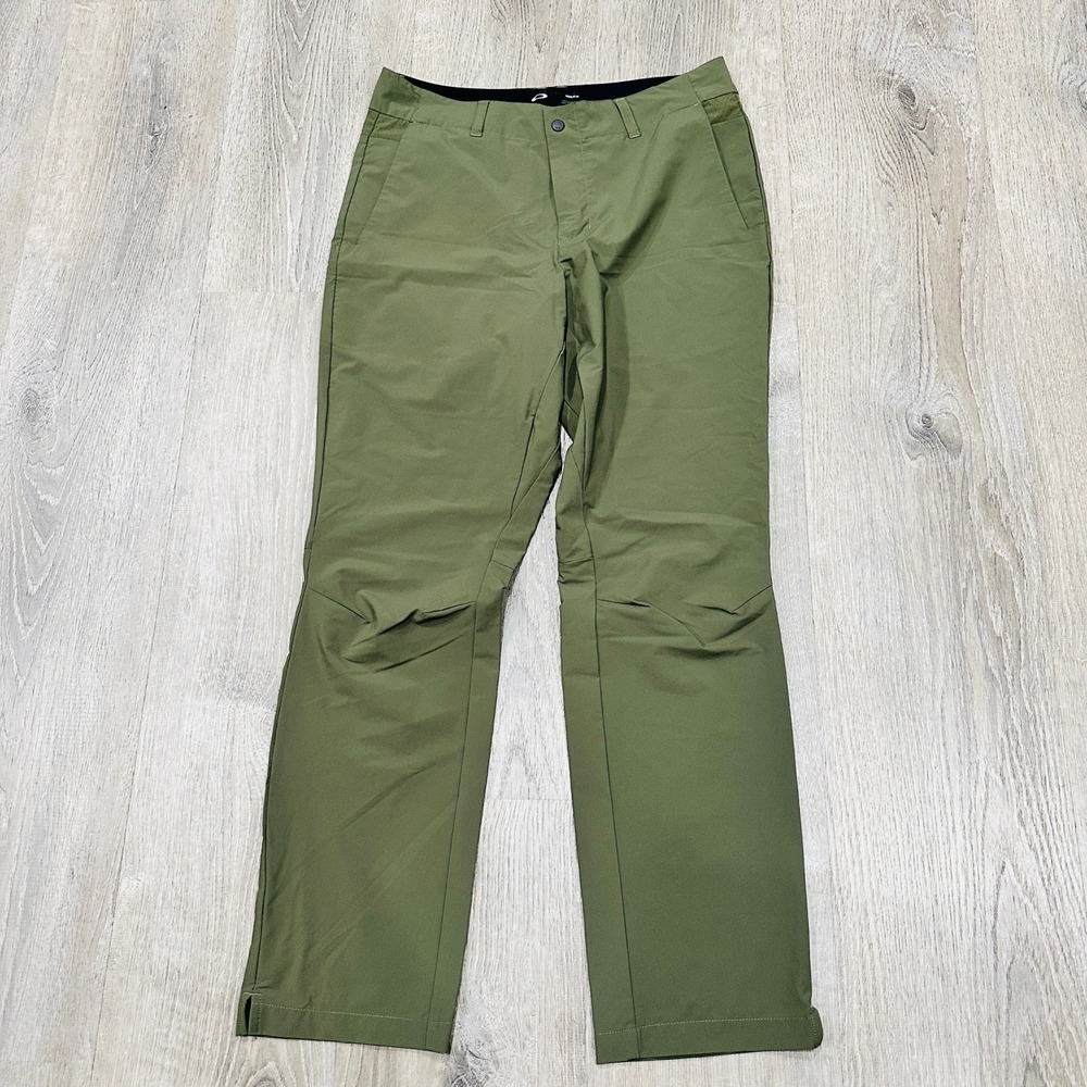 Oakley Pants Men's 32x30 Olive Green Technical Outdoor Articulated Knee Pants - Picture 2 of 16